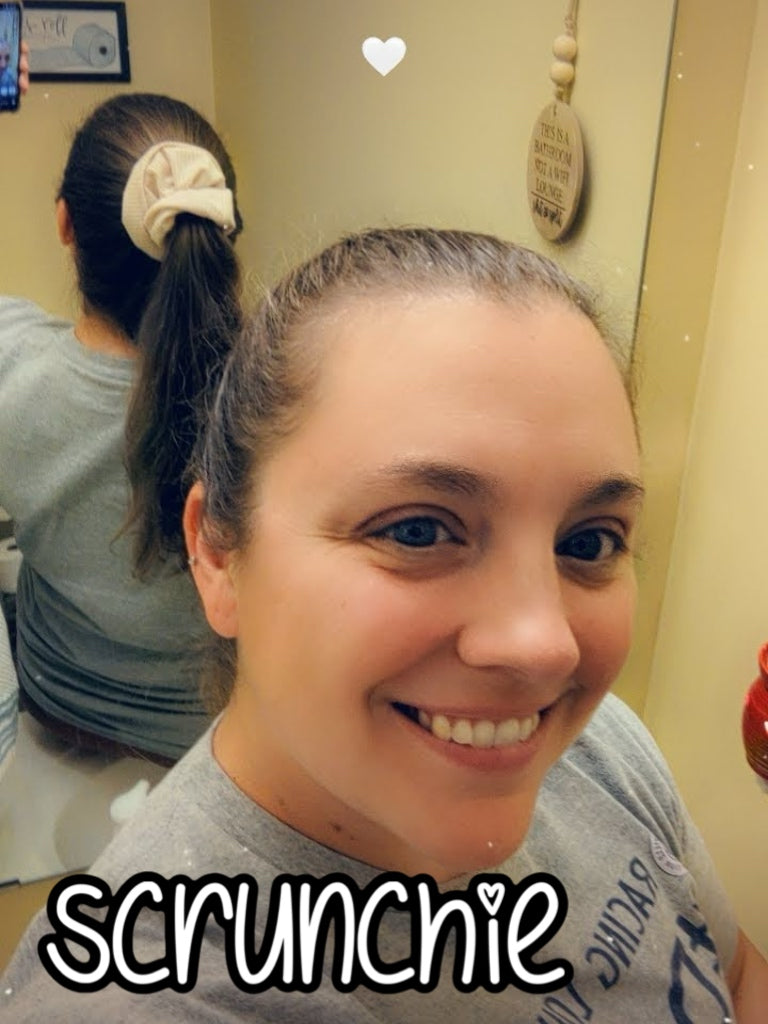 Scrunchies (make sure to pick your print)