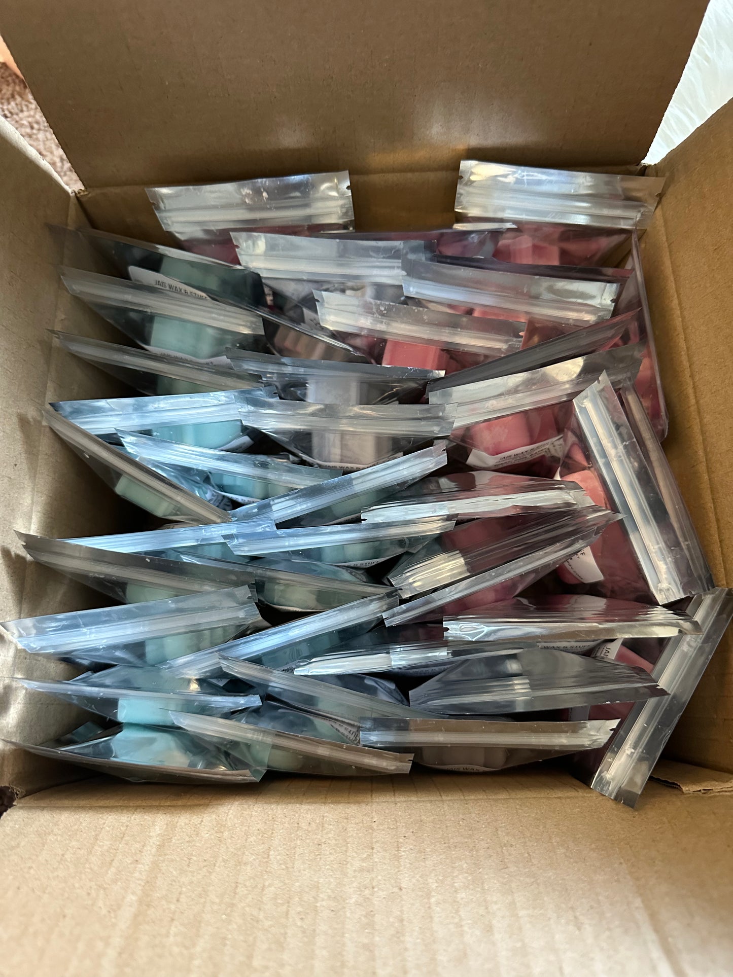 Package Fillers wax melts