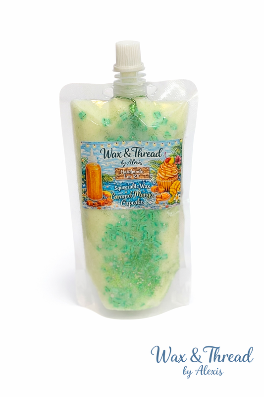 Caramel mango cupcake