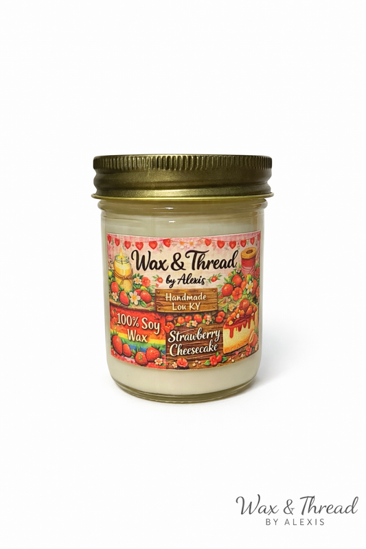 Strawberry Cheesecake 8oz Candle