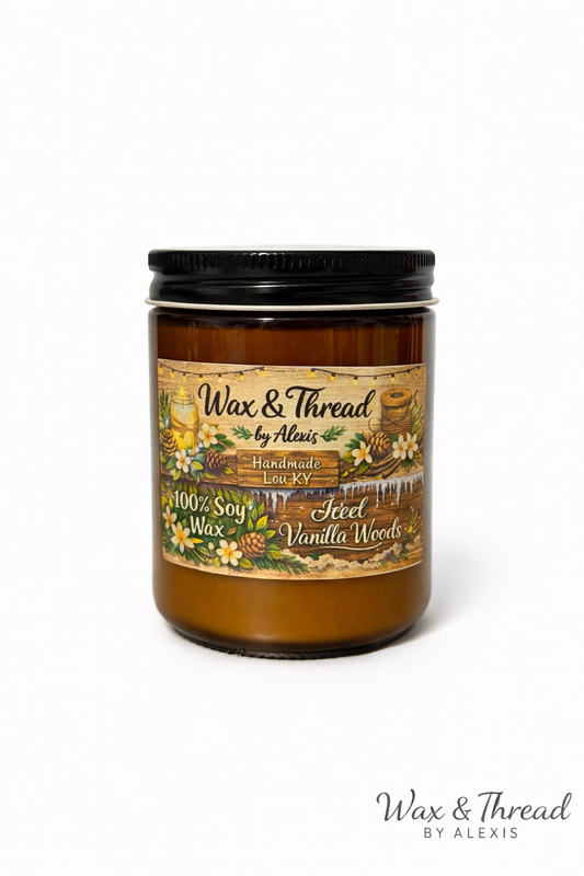 Iced Vanilla Woods 8oz Candle