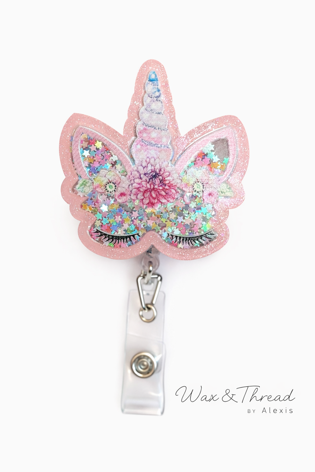 Unicorn badge reel