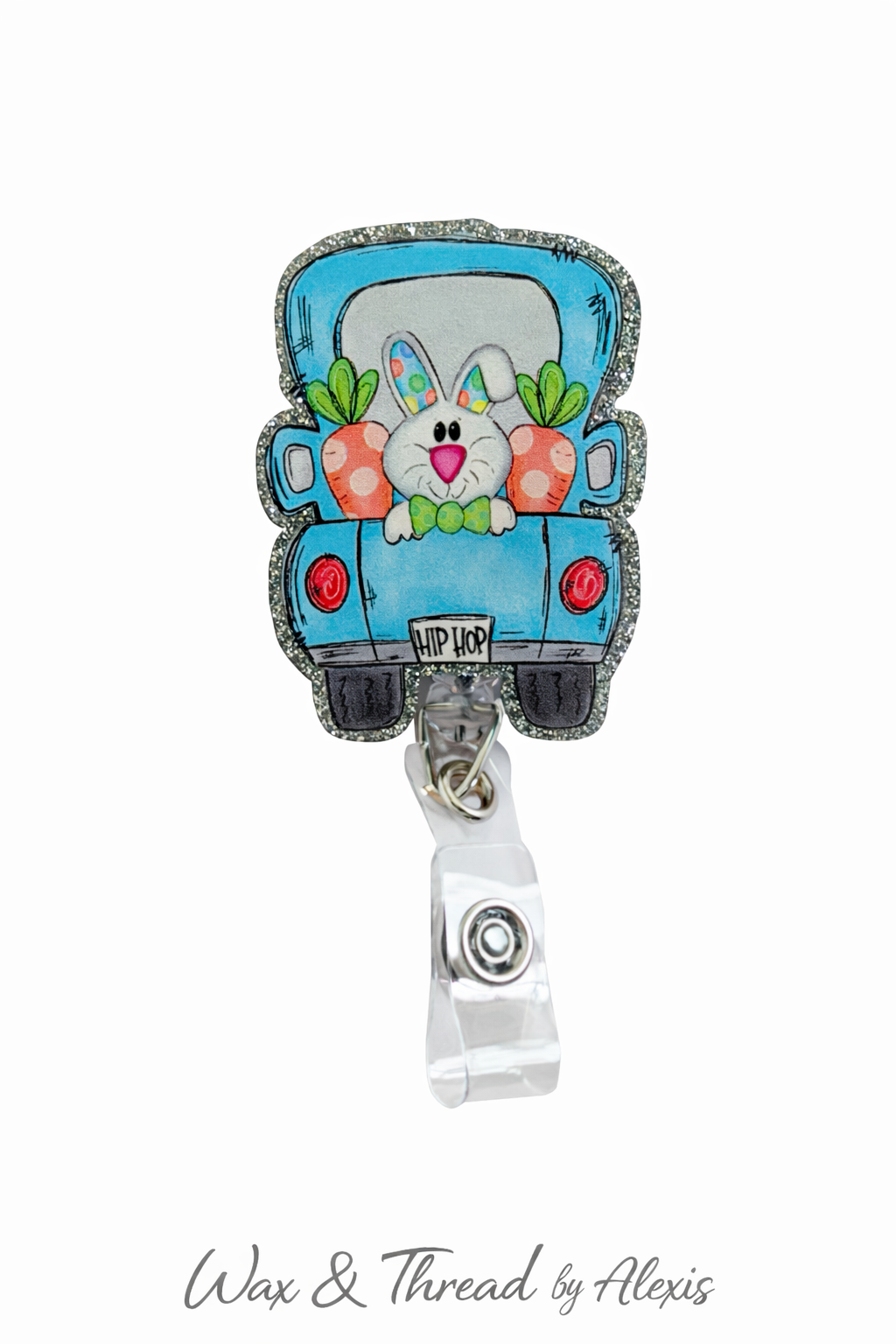 Easter Hip Hop badge reel