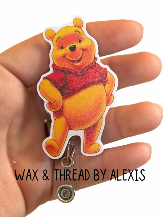 Pooh badge reel