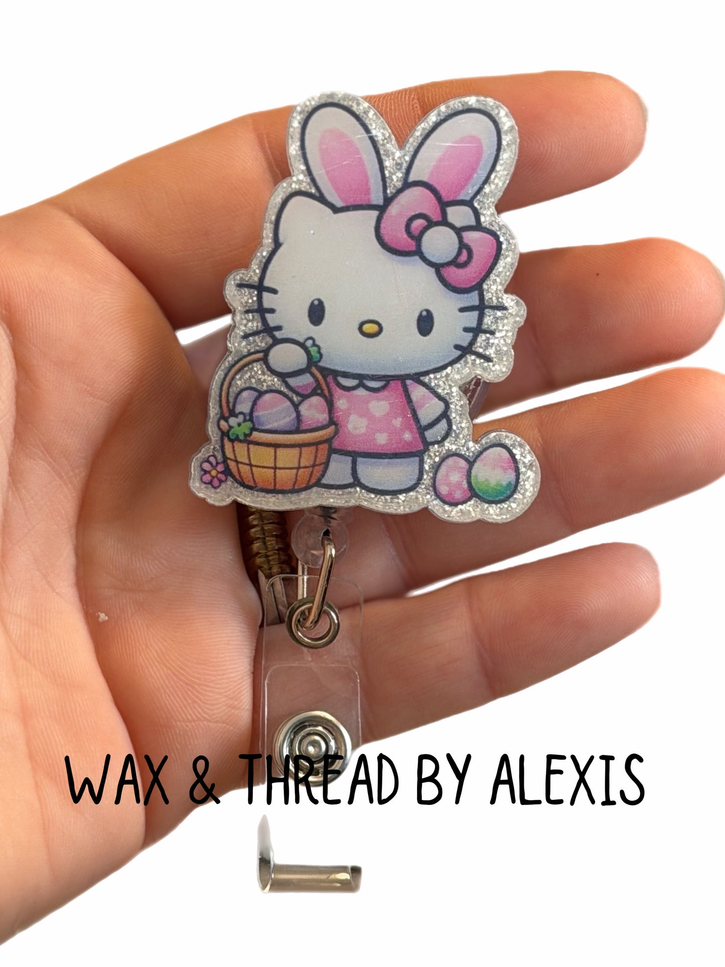 Hello Kitty badge reel